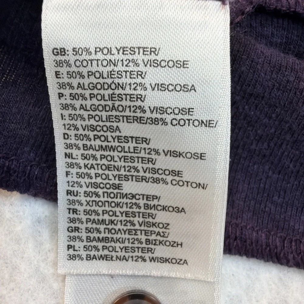 The North Face Mens XL California Heritage Purple LS Henley Shirt Button